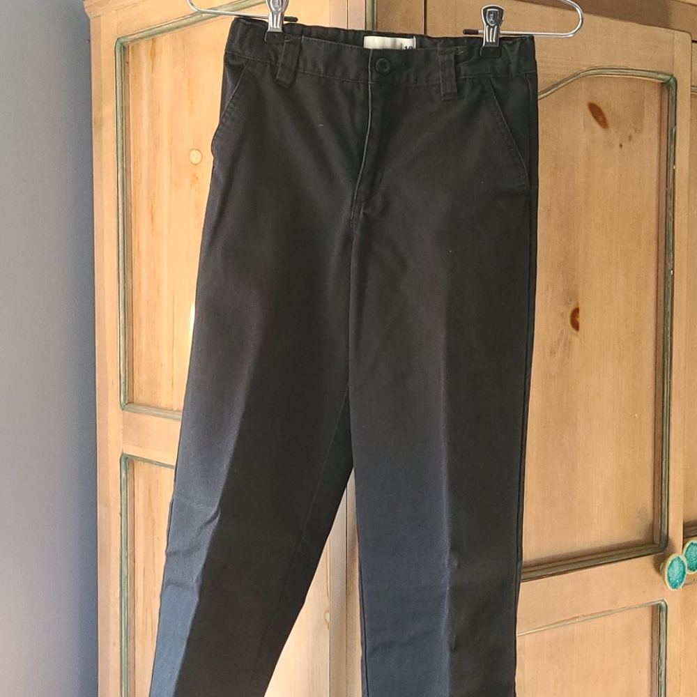 Boys black dress pants